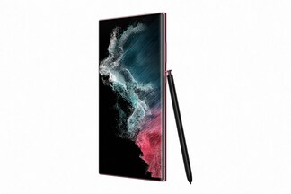 S22+Ultra+Burgundy+Front+Angle